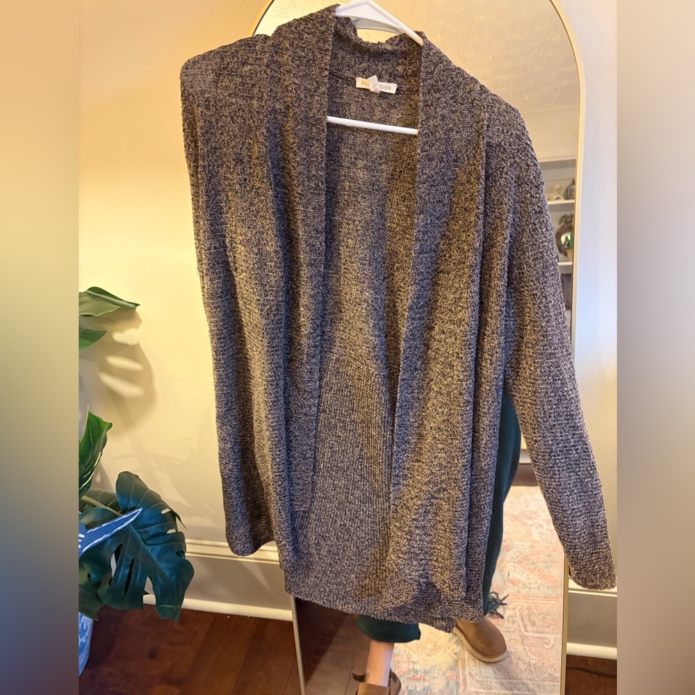 Eileen Fisher Women's Charcoal Cowl Neck Sweater